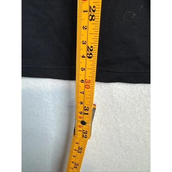 WHBM Black Sleeveless Top Draped Neck Jeweled Brooch Detail Womens Small - Picture 6 of 9